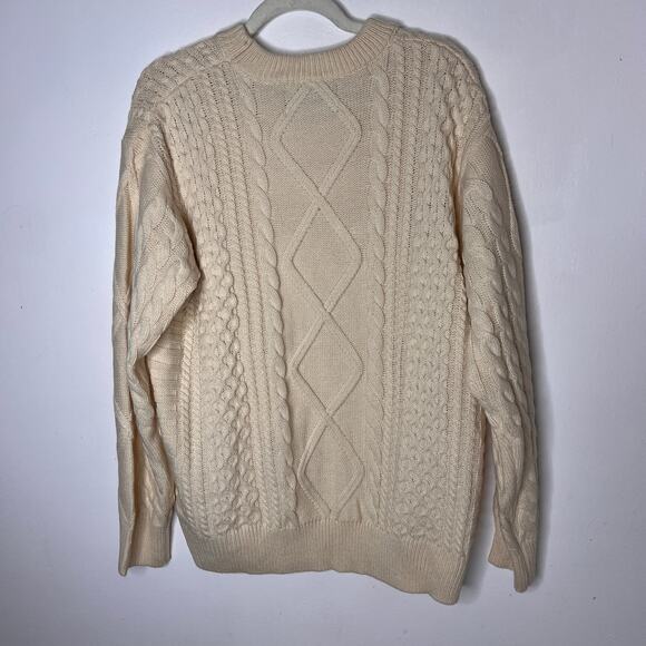 Aelfric Eden Retro 90s Cable Knit Sweater Size M - Picture 4 of 4